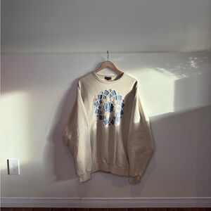 Vintage 90s Patchwork Non-Fiction Crewneck